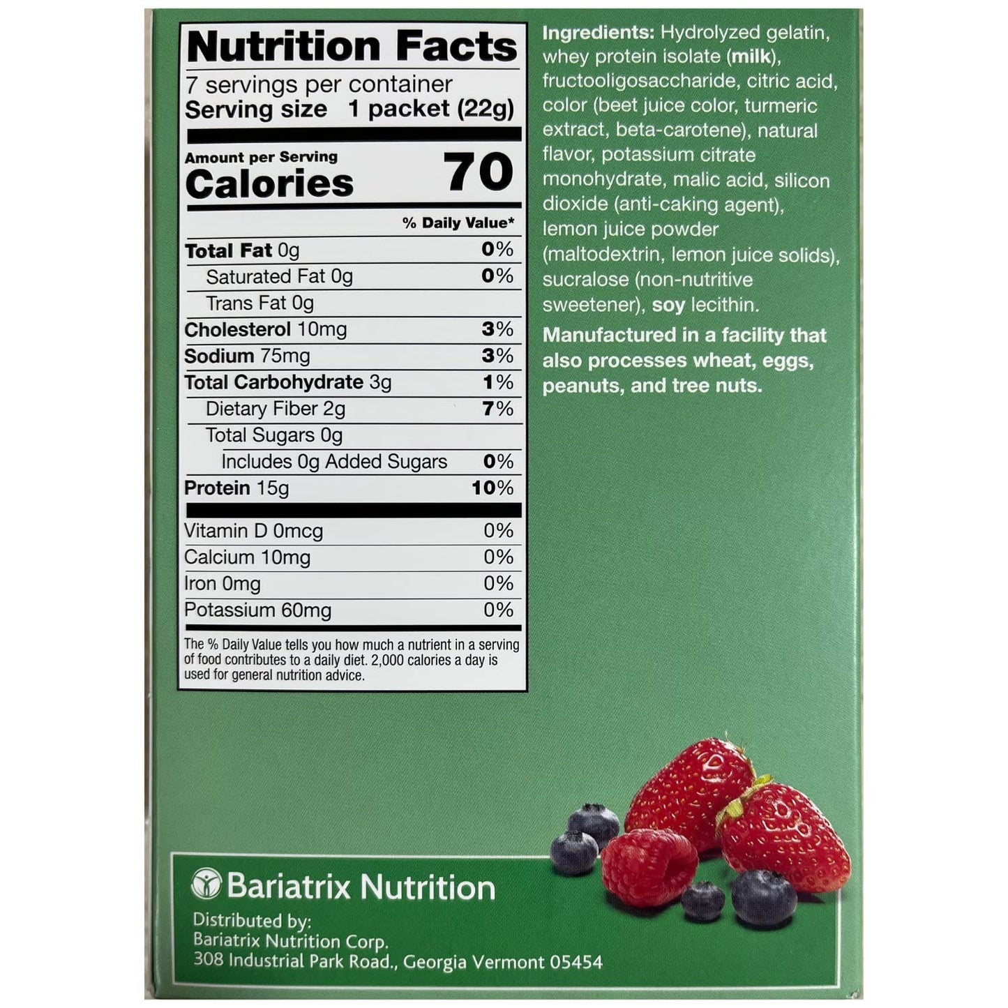 PROTIFIT - High Protein Berry Blast Fruit Drink 3 Pack, 15g Protein, Low Calorie, Sugar Free, Ideal Protein Compatible, 7 Servings Per Box, (3 Pack)