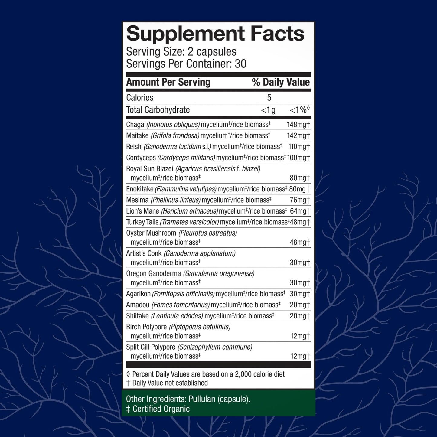 Host Defense MyCommunity Capsules - 17 Species Blend Mushroom Supplement for Immune Support - Herbal Aid with Lion's Mane, Reishi. Chaga, Cordyceps, Turkey Tail & More - 60 Capsules (30 Servings)*