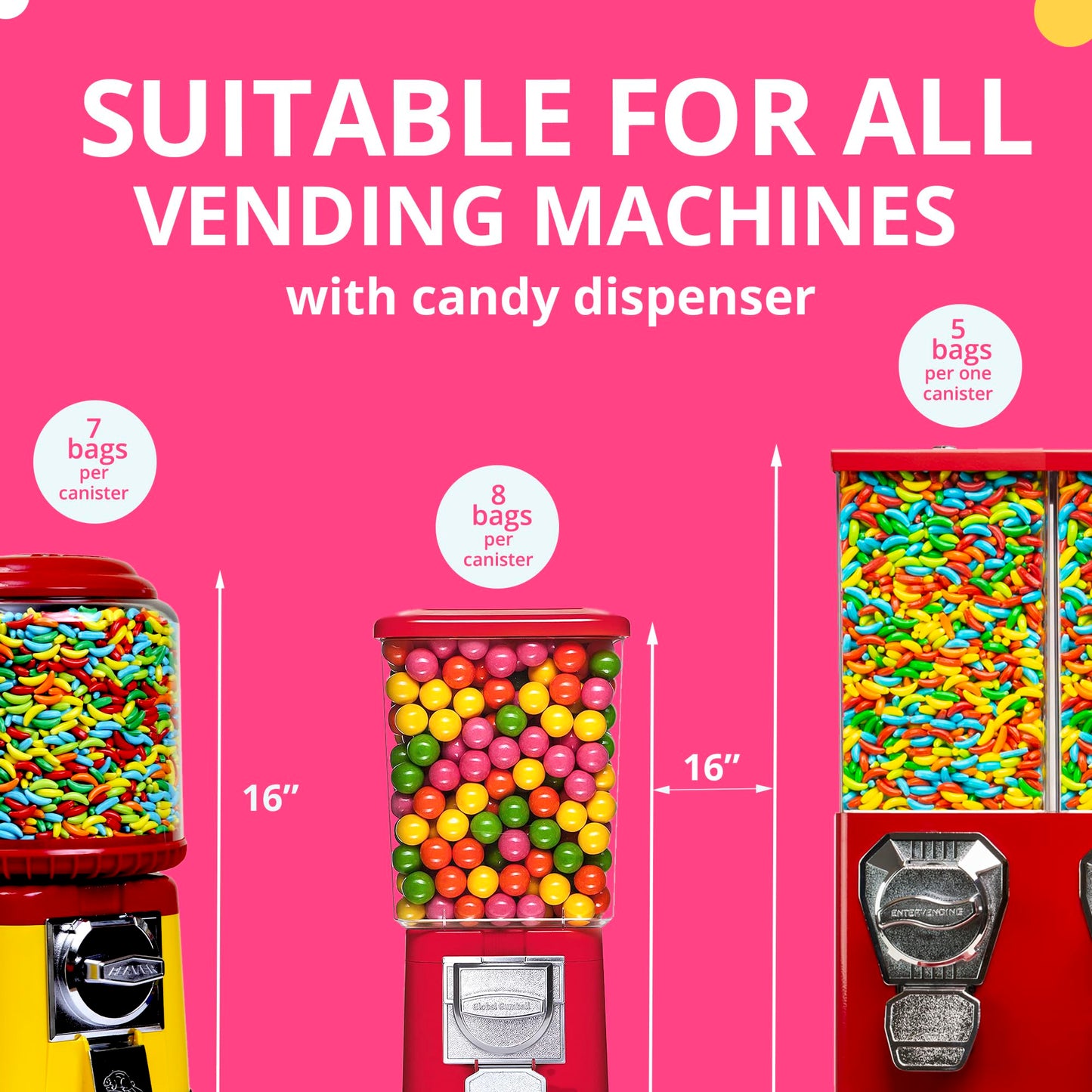 Bananas Runts Candy  1200 psc 17 lb Hard Candy Bulk Gumball Machine Refills  Banana Candy for Cake Decorations Goody Bags Party Favors  Yellow Candy Easter Basket Stuffers Pinata Candy