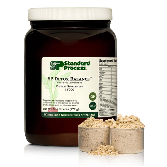 Standard Process SP Detox Balance - Whole-Food Detox Cleanse with Magnesium, Iron, Creatine, Milk Thistle, Protein, Calcium, Potassium, Choline, Arginine - Vegan, Gluten Free - 10-Day Program Kit