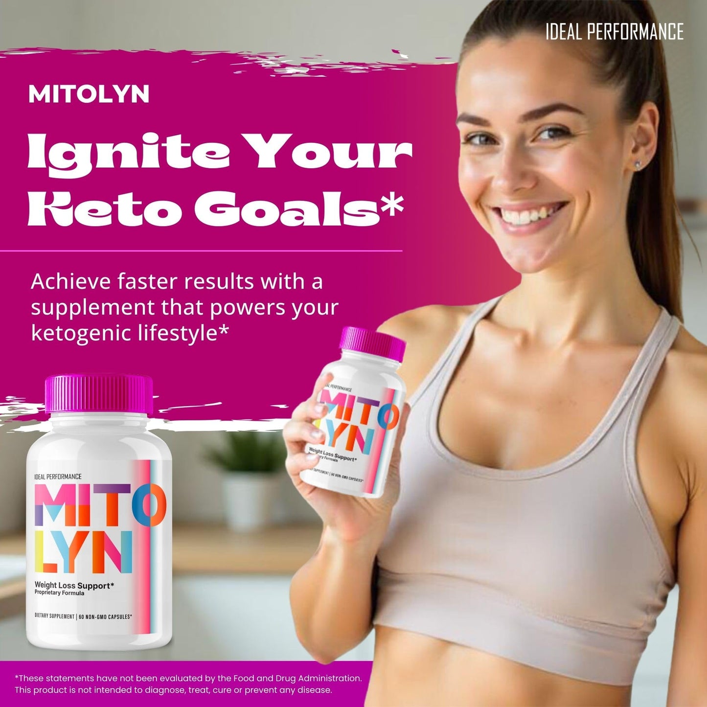 Mitolyn Keto Capsules, Mito Lyn Advanced Formula Pills - Maximum Strength, Mitolyn All Natural Keto Pills, Mitolyn Capsules, Mito lyn Pills Reviews (3 Pack)