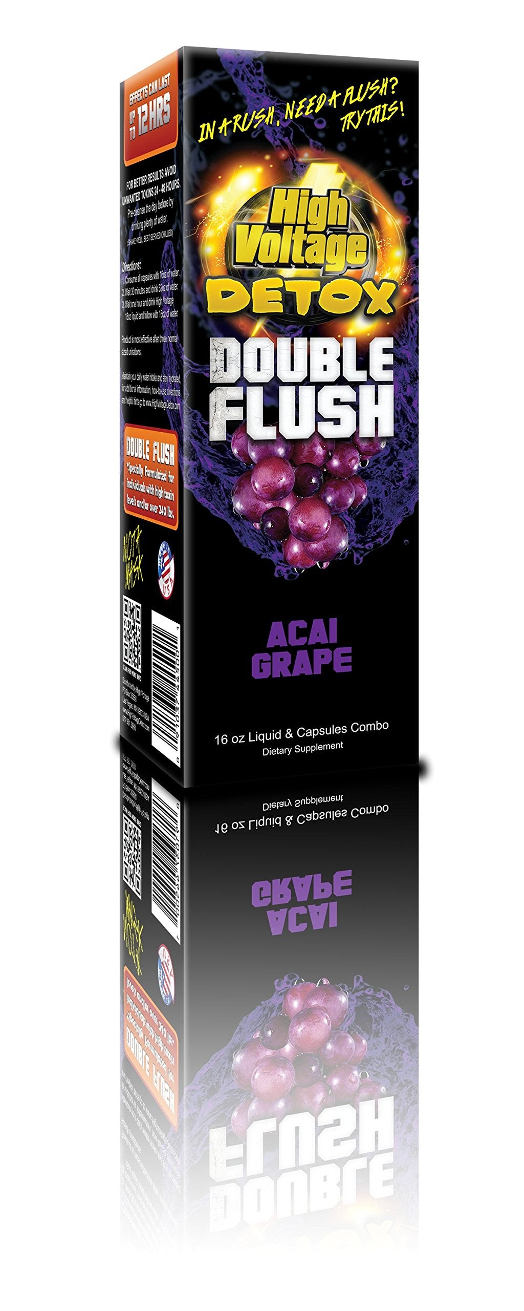 High Voltage Detox Double Flush Acai Grape