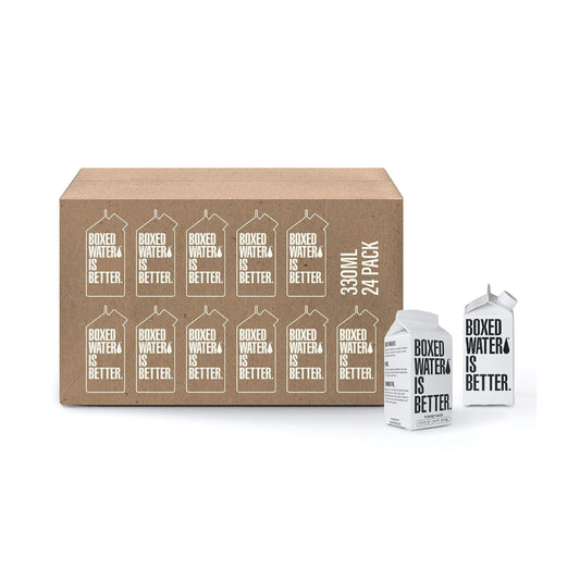 Boxed Water 118 oz 24 Pack  Purified Drinking Water in 92 PlantBased Boxes  100 Recyclable BPAFree Refillable Reusable Cartons  Mini Water