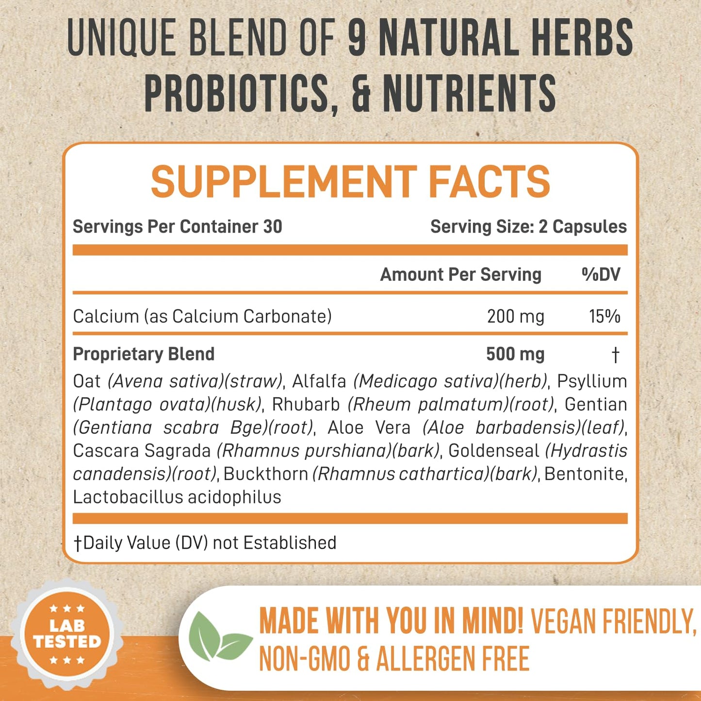 enliven 15-Day Colon Cleanse for Weight Loss & Digestive Health | Natural Blend of Herbs & Probiotics | Non-GMO | Made in USA (60 Capsules)