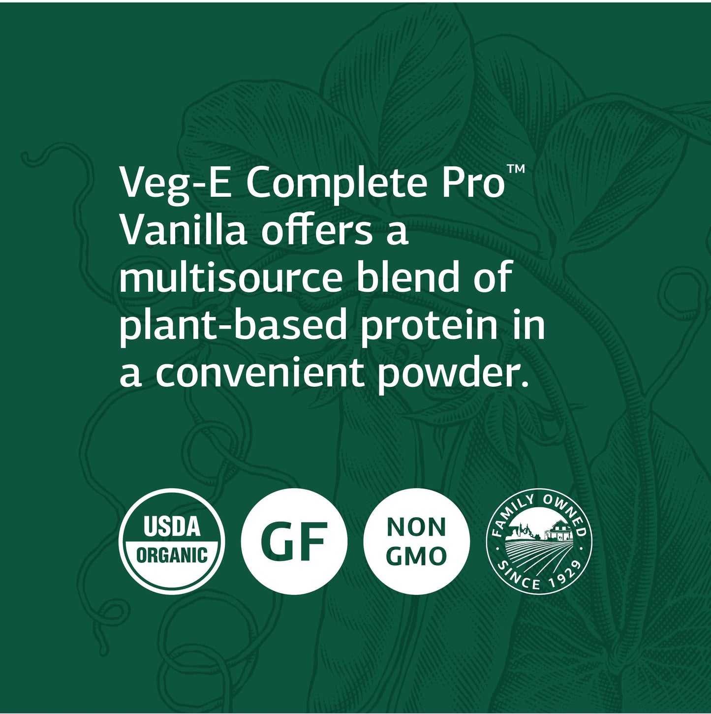Standard Process Inc. Veg-E Complete Pro Vanilla - Whole-Food Based Nail, Hair & Skin Health Support - Contains Pumpkin Seed Protein Powder & Sesame Seed - 22oz