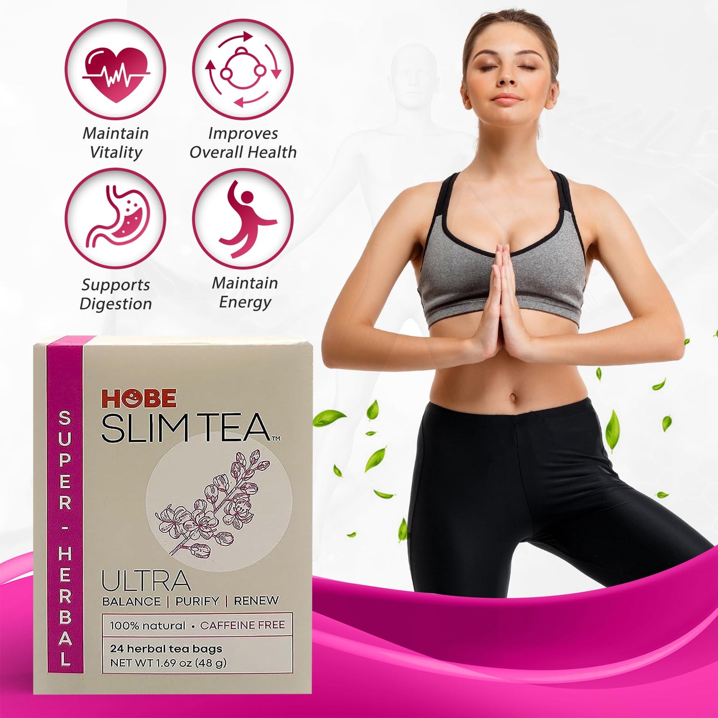 Hobe Labs Super Herbal Tea  24 Bags