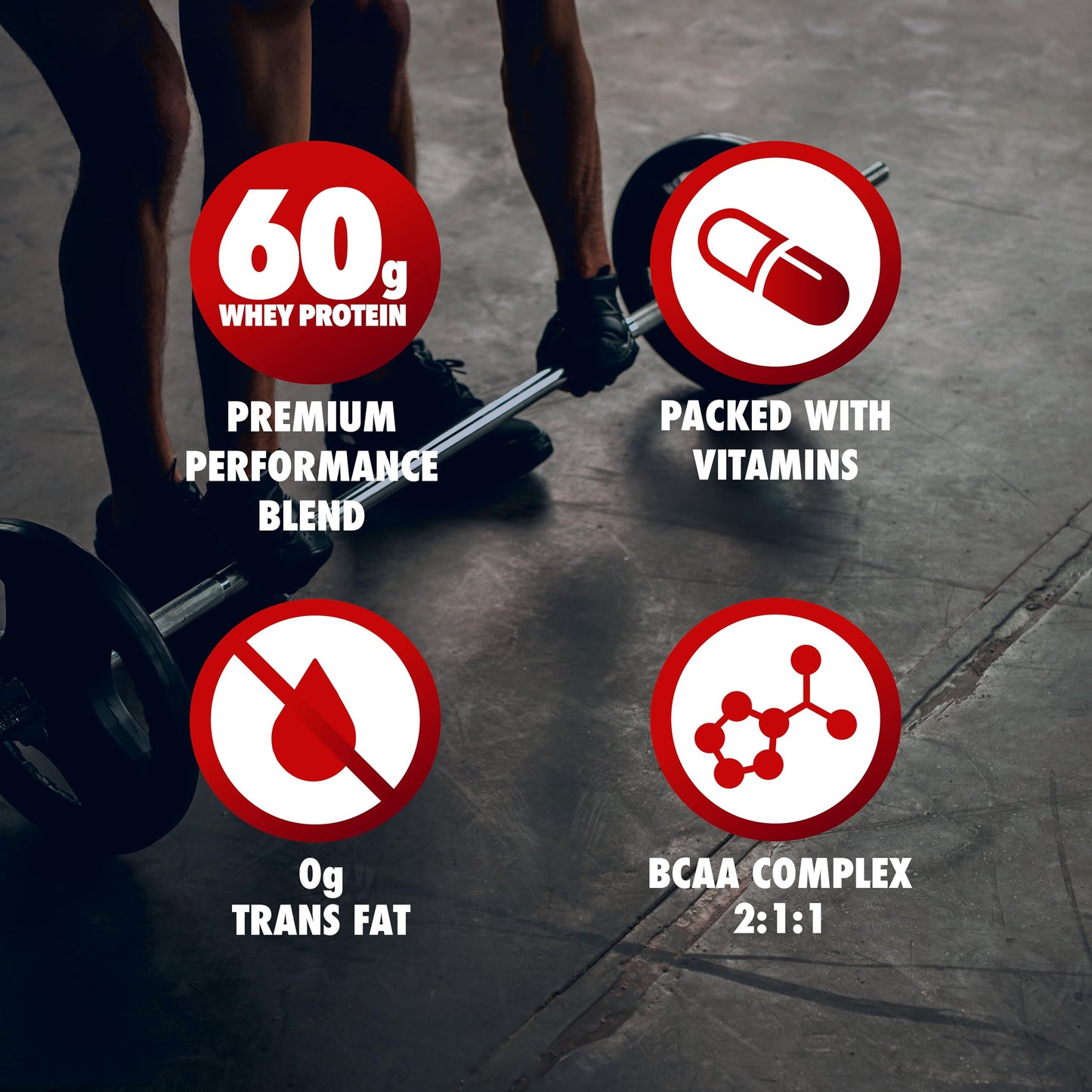 Vitamin Whey Protein, Cookies N Cream, 60g Whey Protein, BCAA Complex, 26 Vitamins & Minerals, Gluten Free, 1.5 LB