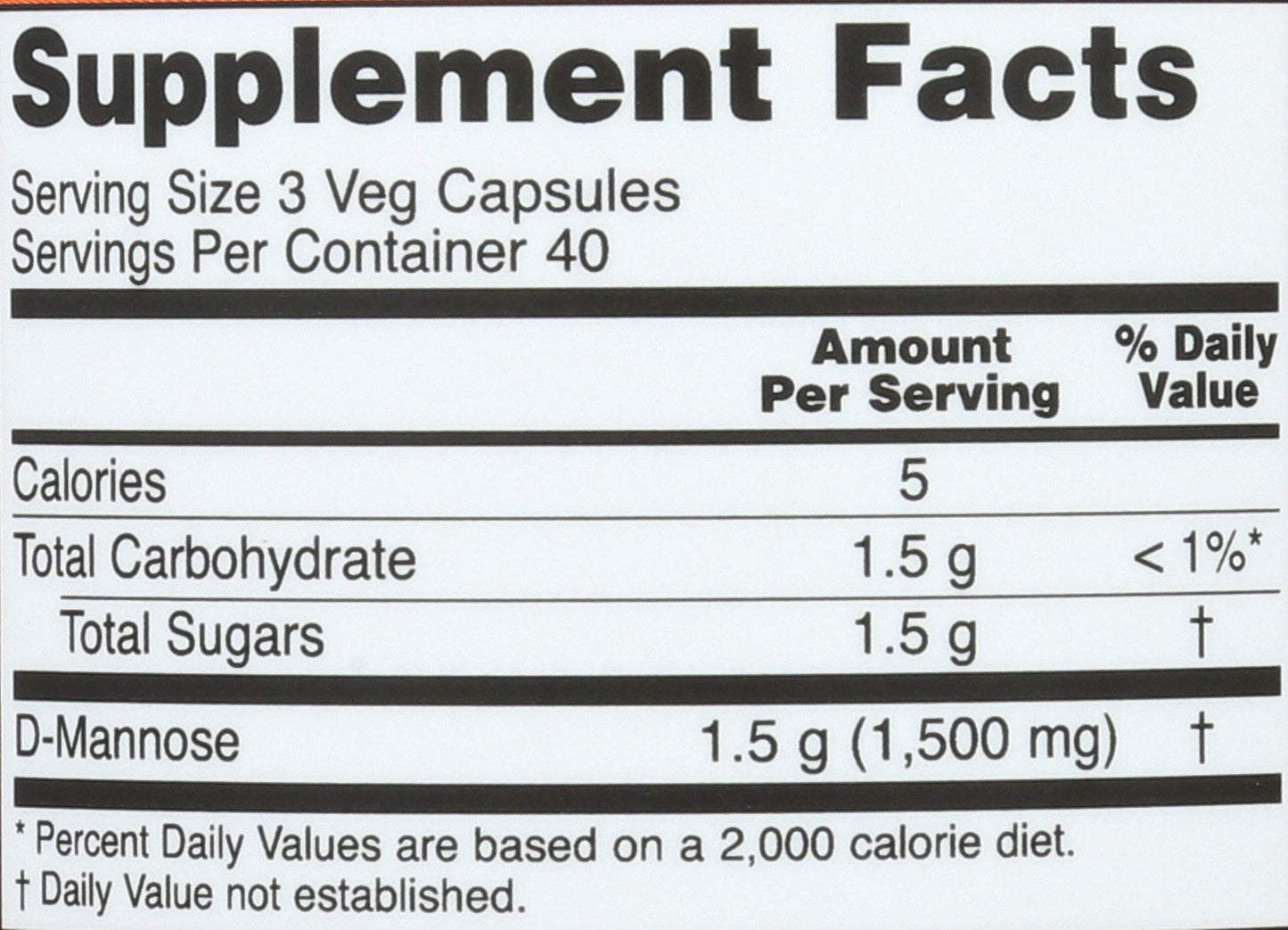 Now Foods D-Mannose, 120 Caps 500 mg (Pack of 3)