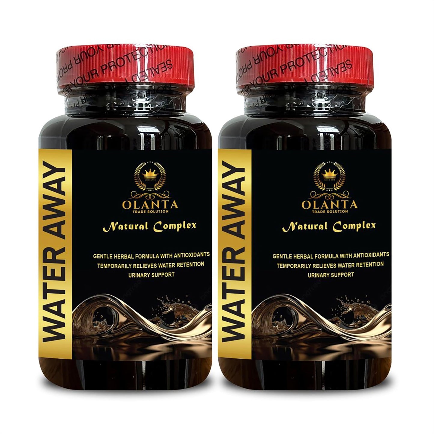 Generic Water Out Pills - Water Diet Pills, Water Supplement, Water Pills Water Retention, Water Loss Pills, Fast Acting Water Away Pills for Women and Men - 2 Bottles