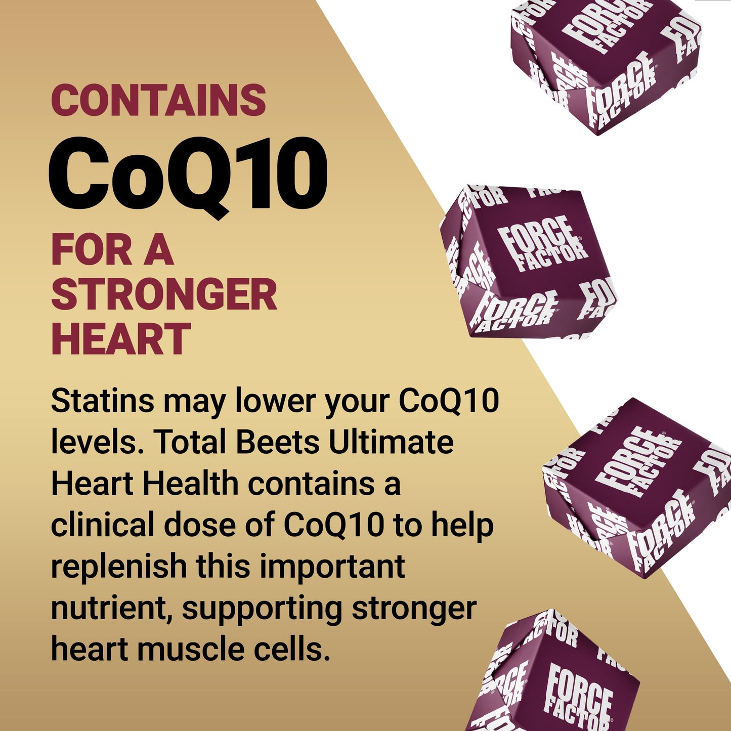 FORCE FACTOR Total Beets Ultimate Heart Health Blood Pressure Support Chews with CoQ10, Beet Root Powder, Grape Seed Extract, Blood Pressure Supplement for Circulation & Blood Flow, 60 Soft Chews