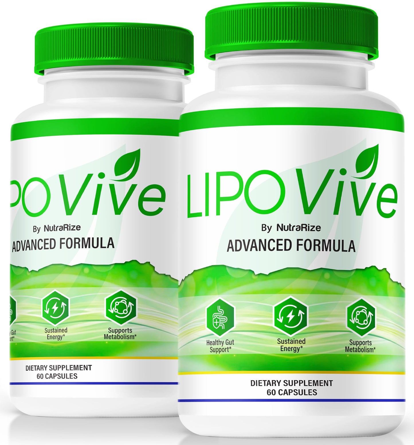 (2 Pack) LipoVive Capsules, Official Lipo-Vive Pro Advanced Formula to Support Energy Throughout The Day, Mounja Mounj Natural LipoViv Capsulas lipoviv Detox Cleanse Premium Ingredients (120 Capsules)