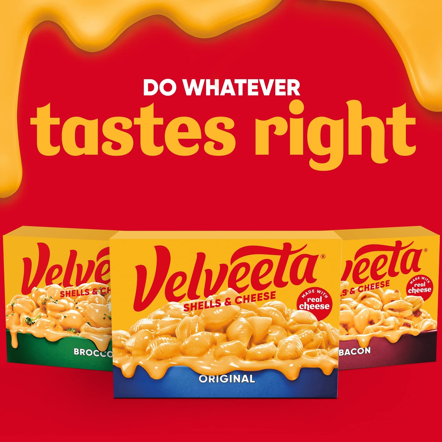 Velveeta Shells  Cheese Original Shell Pasta  Cheese Sauce Value Size Meal 24 oz Box