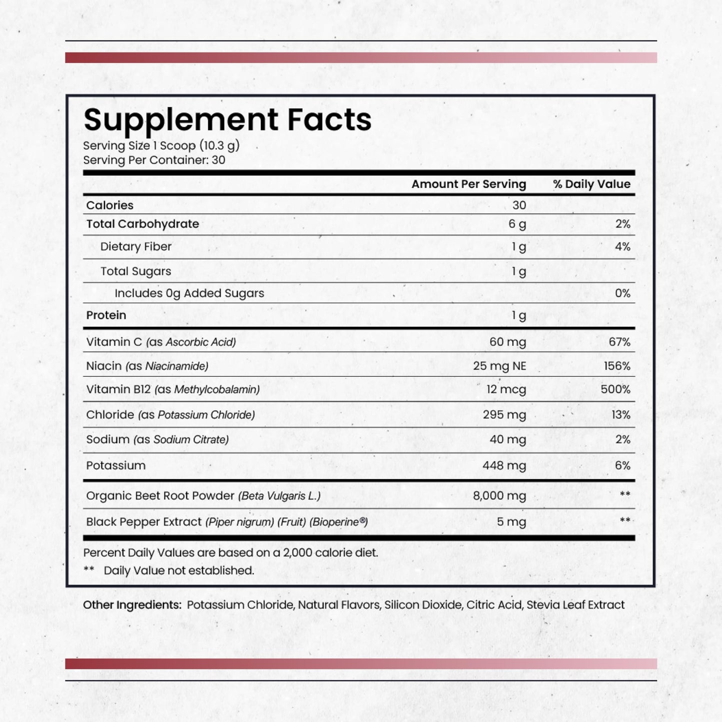 Nature's Pure Blend - Liquid Beets (Organic Beet Root Powder 8,000 MG), Support Blood Pressure, Blood Circulation, Heart Health - Energy - Nitric Oxide Supplement - Cherry Berry Flavor (30 Servings)