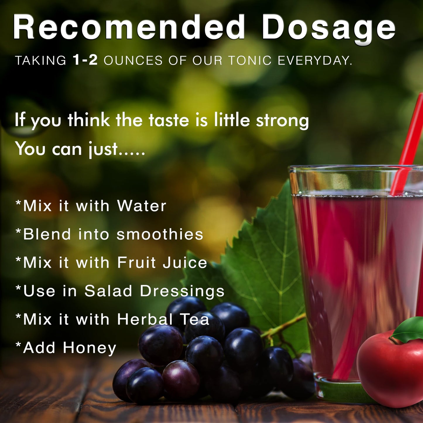 Tonic Man Old Fashioned Organic Wellness Herbal Tonic Made with Raw Apple Cider Vinegar Organic Herbs and Spices Energize Body  Immunity Booster NonGMO 16oz Bottle Pack of 2