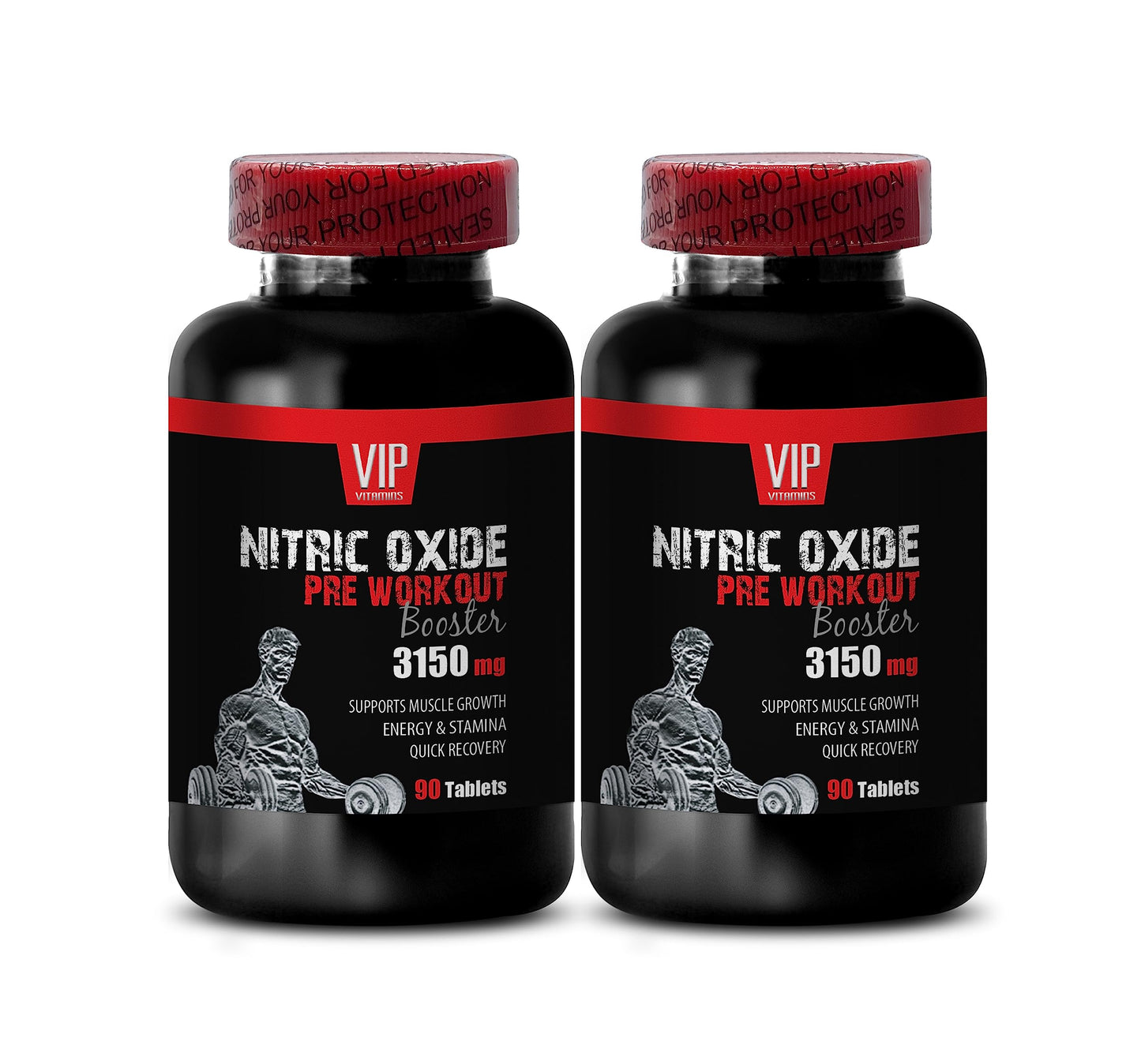 Nitric Oxide Energy Support - NITRIC OXIDE UNIQUE COMPLEX - Pre Workout Nitric Oxide Blend, AAKG and OKG Nitric Oxide Formula, GKG and AKIC Nitric Oxide Synergy 3 Bottles 270 Tablets