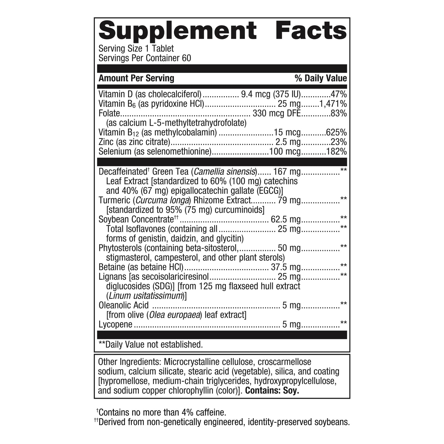 Metagenics Testralin - Testosterone Support for Men 40+* - Estrogen & Testosterone Metabolism Supplement* - with Flax Seed, Green Tea Leaf & Phytosterols- Gluten-Free - 60 Tablets