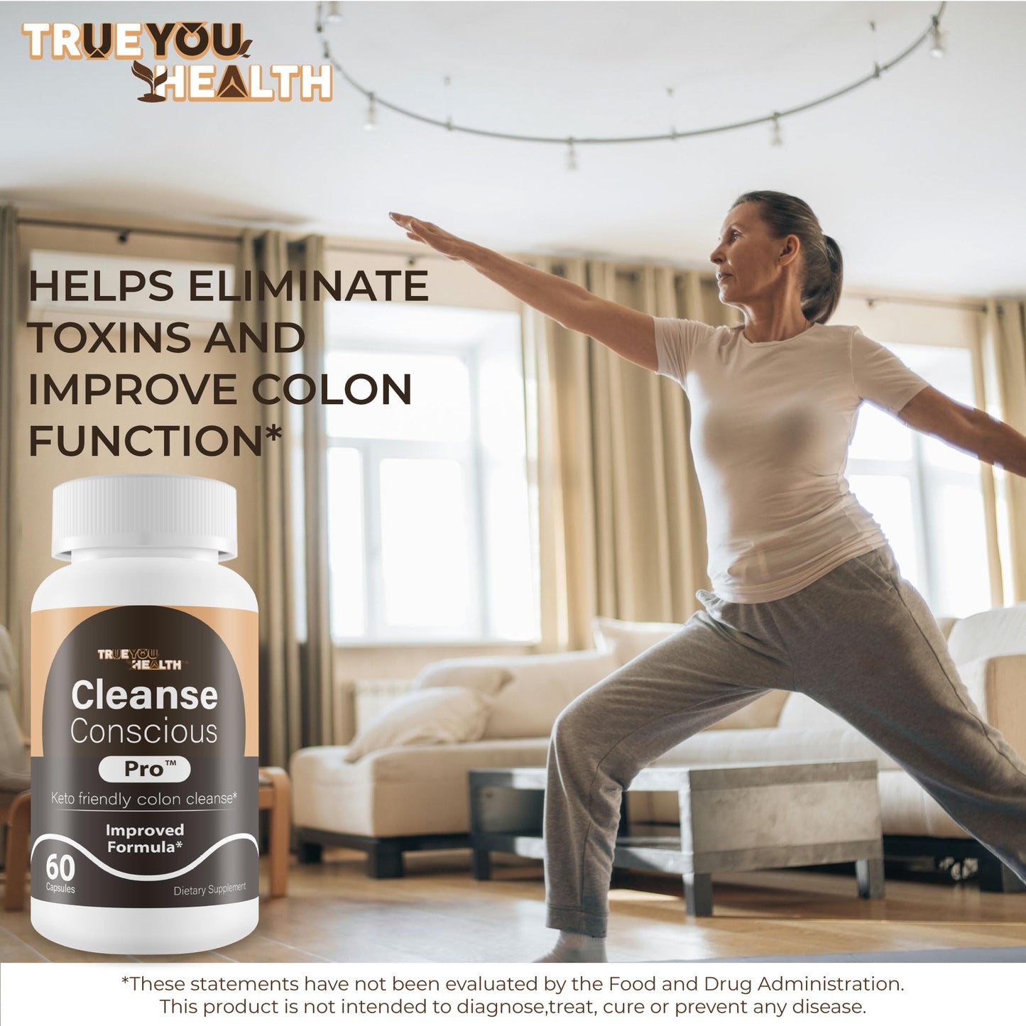 Cleanse Conscious Pro - Improved Formula - Our Best Keto Friendly Colon Cleanse Capsules - Keto Colon Detox Pills for Women & Men - Be Gut Health Cleanse Konscious Keto Activate Colon Cleanse Pills