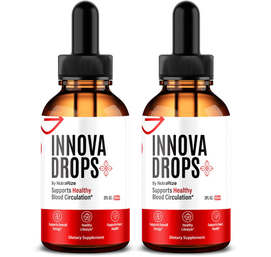 NutraRize (2 Pack) Innova Drops, Official Blood Support in Liquid Form, All Natural Formula to Maintain Stable Levels, Supports Energy and Overall Health, Innova En Gotas Reviews (60 Servings)