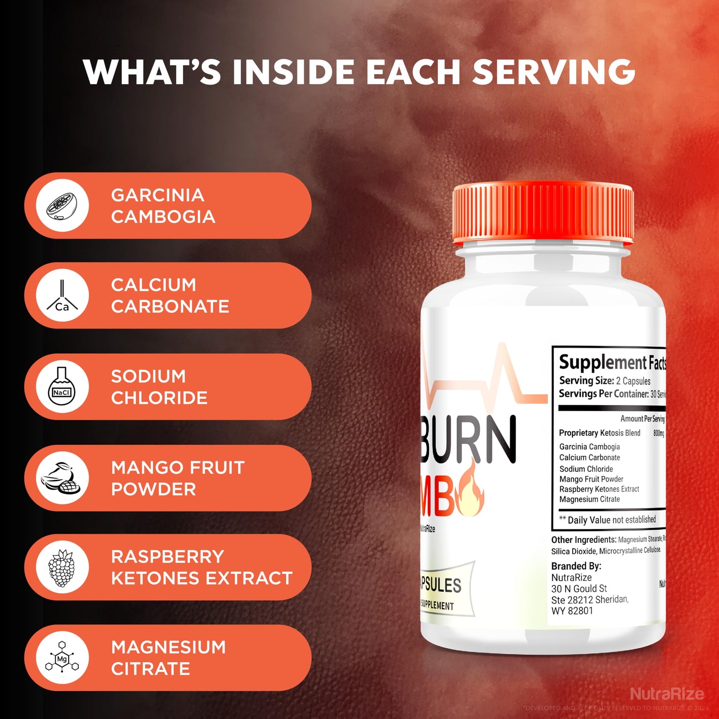 Fat Burn Combo Capsules, FatBurn Combo Keto Formula, All Natural Weight Loss Supplement to Achieve Healthy-Looking Body, Keto Fitness Pills, Official Reviews (60 Capsules)