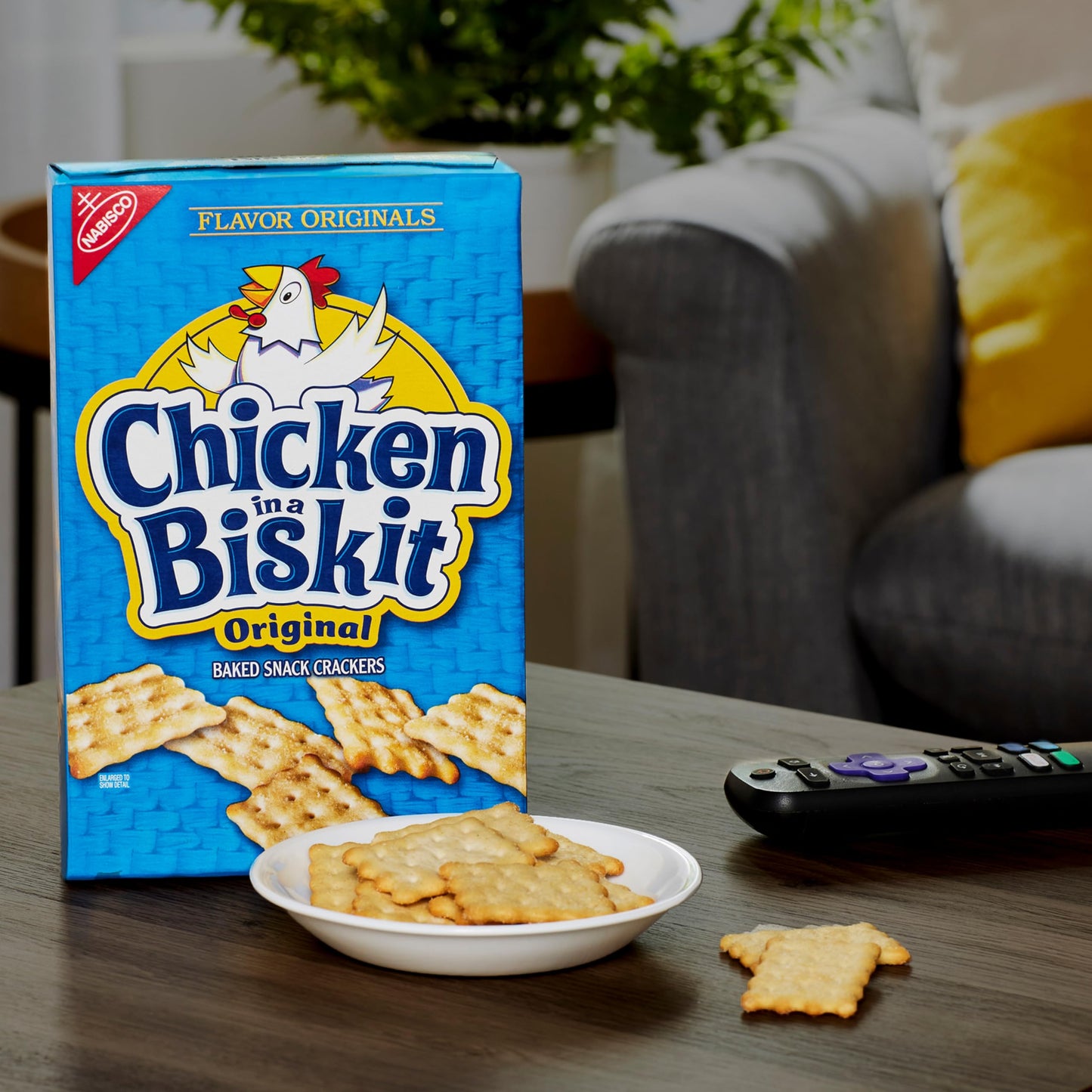 Chicken in a Biskit Original Baked Snack Crackers 6  75 oz Boxes