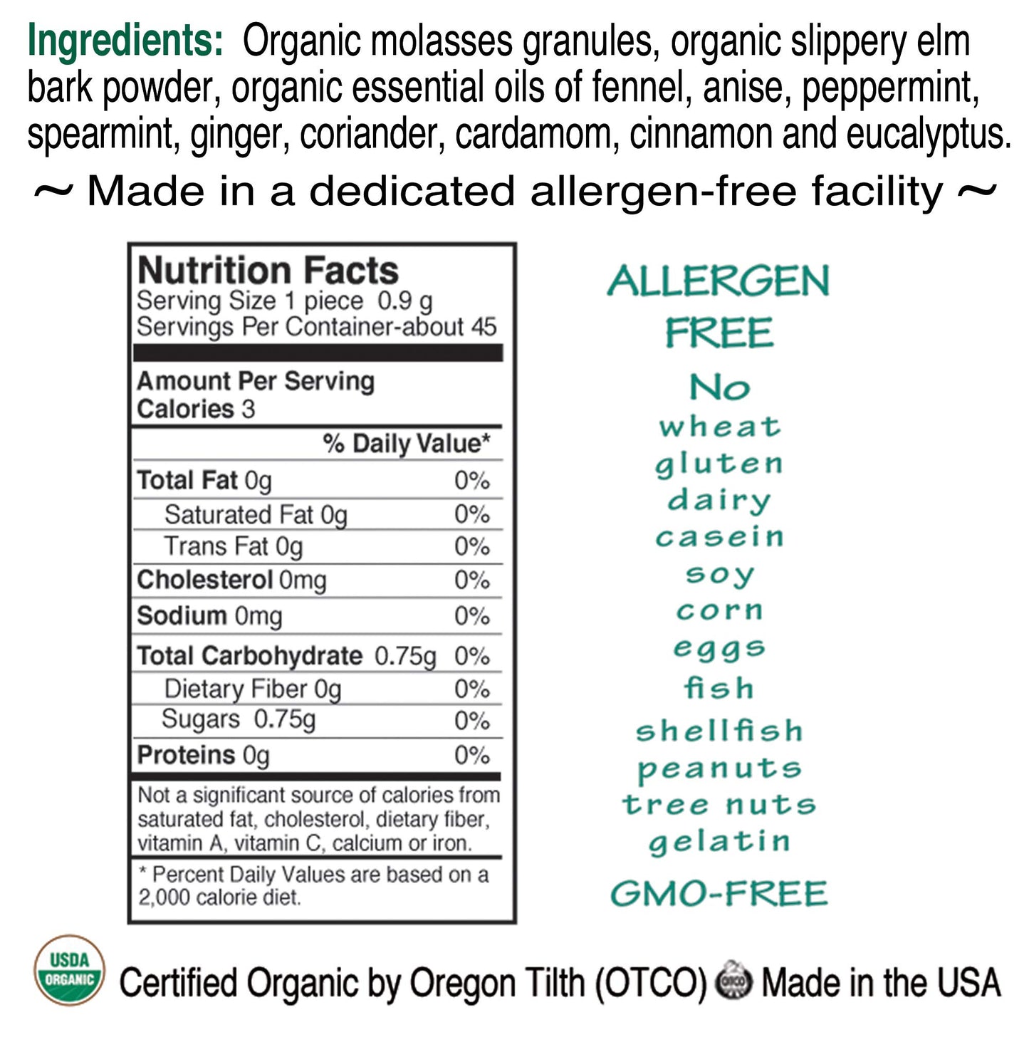 St Claires Organics Tummy Soothers 15 Ounce Tin Bundle of 3  GlutenFree Vegan GMOFree Plantbased AllergenFree  Made in The USA in a Dedicated AllergenFree Facility