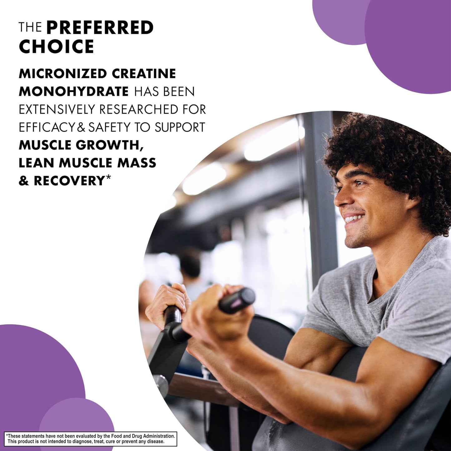 BlueBonnet Nutrition Micronized Creatine Monohydrate 5 g - Supports Lean Muscle Mass* - Non-GMO, Vegan, Kosher Certified, Gluten-Free, Soy-Free, Milk-Free - Unflavored, 10.58 OZ, 60 Servings