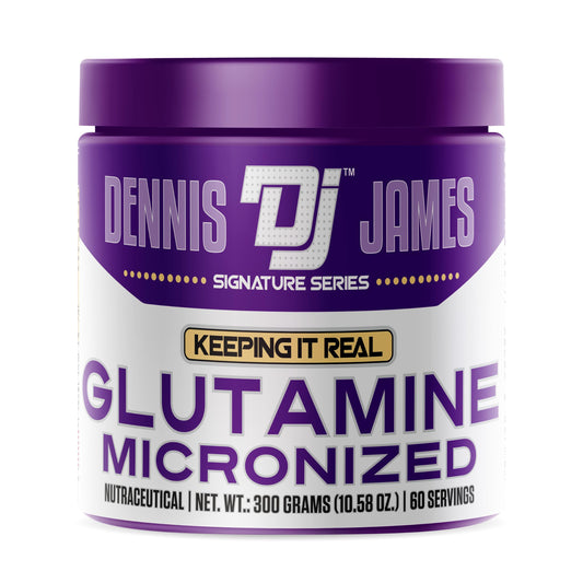 DENNIS JAMES Signature Series Glutamine Micronized | 60 Serving, 300g