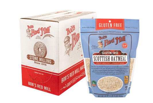 Bobs Red Mill Gluten Free Scottish Oatmeal 20ounce Pack of 4