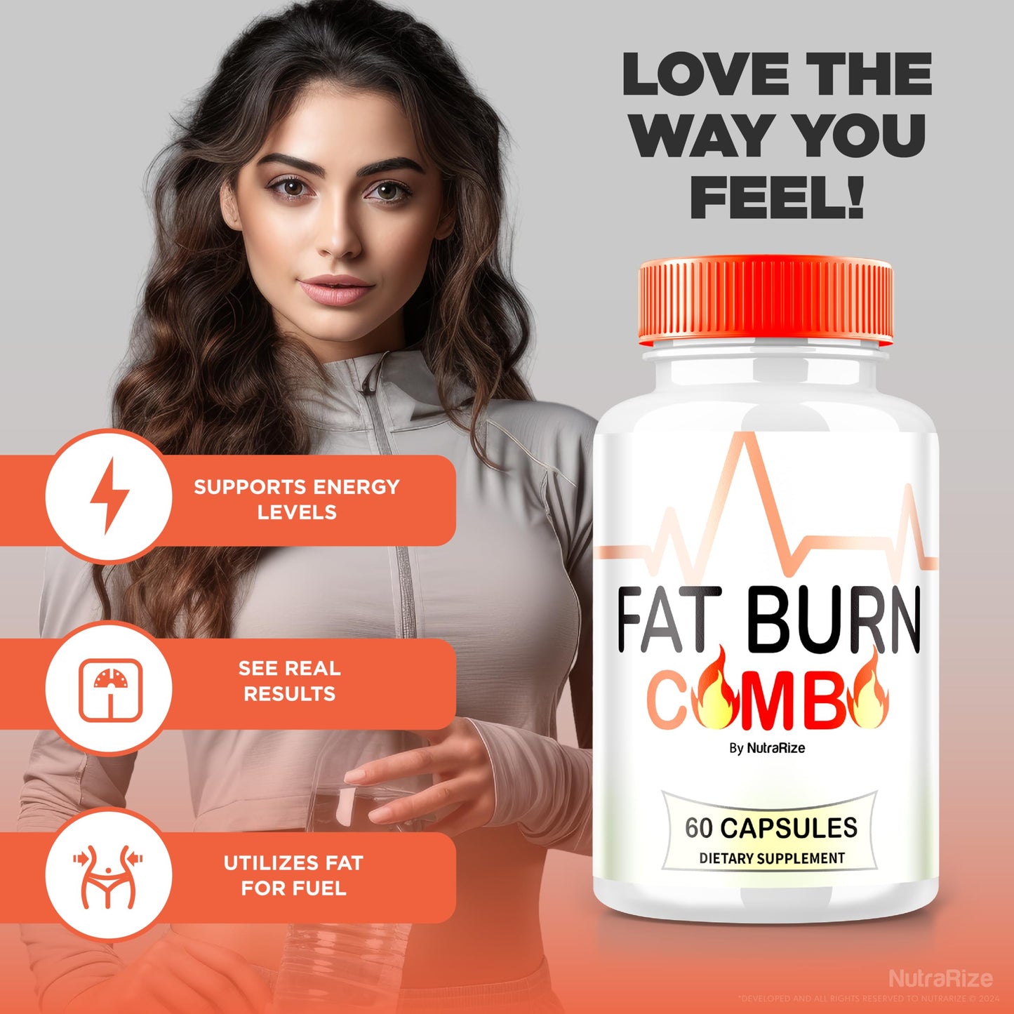 Fat Burn Combo Capsules, FatBurn Combo Keto Formula, All Natural Weight Loss Supplement to Achieve Healthy-Looking Body, Keto Fitness Pills, Official Reviews (60 Capsules)