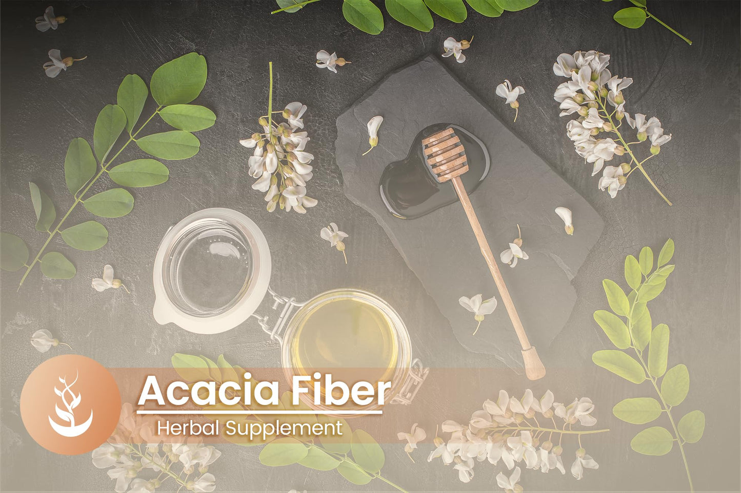 PURE ORIGINAL INGREDIENTS Acacia Fiber, (100 Capsules) Pure, No Additives Or Fillers, Lab Verified