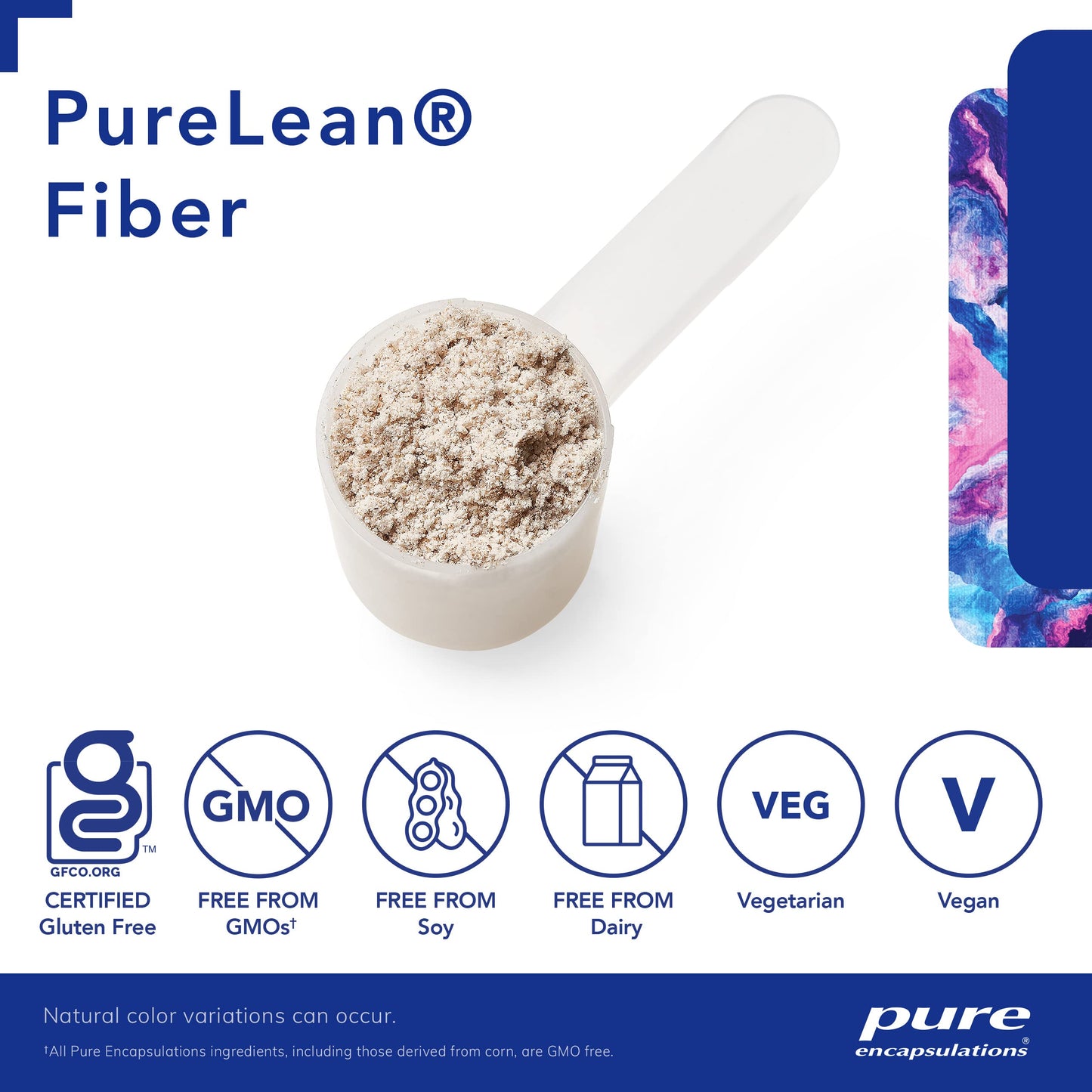 Pure Encapsulations PureLean Fiber | Powdered Blend of Soluble and Insoluble Fibers and Probiotics to Promote Microflora Balance and GI Function* | 12.2 Ounces*