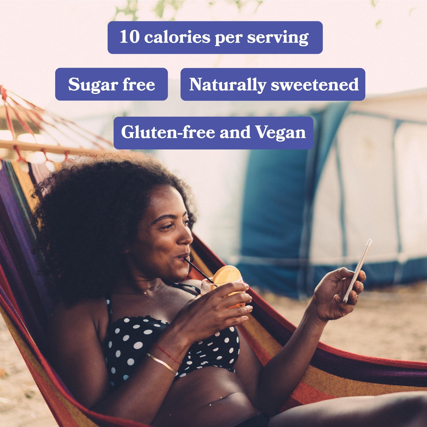 SUN CHASER Unwind Blend AlcoholFree Drink Mix for Relaxation and Mild StressRelief Mocktail SugarFree Vegan Gluten Free Yuzu Lemon Basil 10 x 019 oz Stick Packs