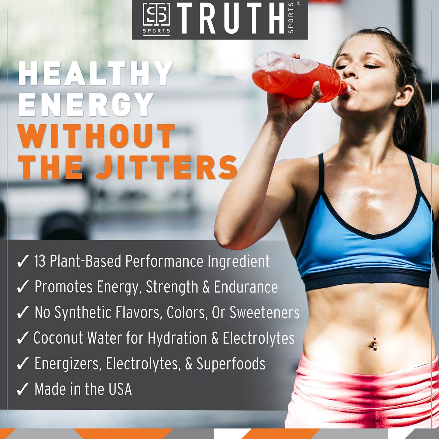 Truth Nutrition Pre Workout Powder - Natural PreWorkout for Men & Women, Vegan BCAA Amino Energy Powder, Keto Friendly - No Artificial Flavors, Sweetners or Dyes (Fruit Punch)