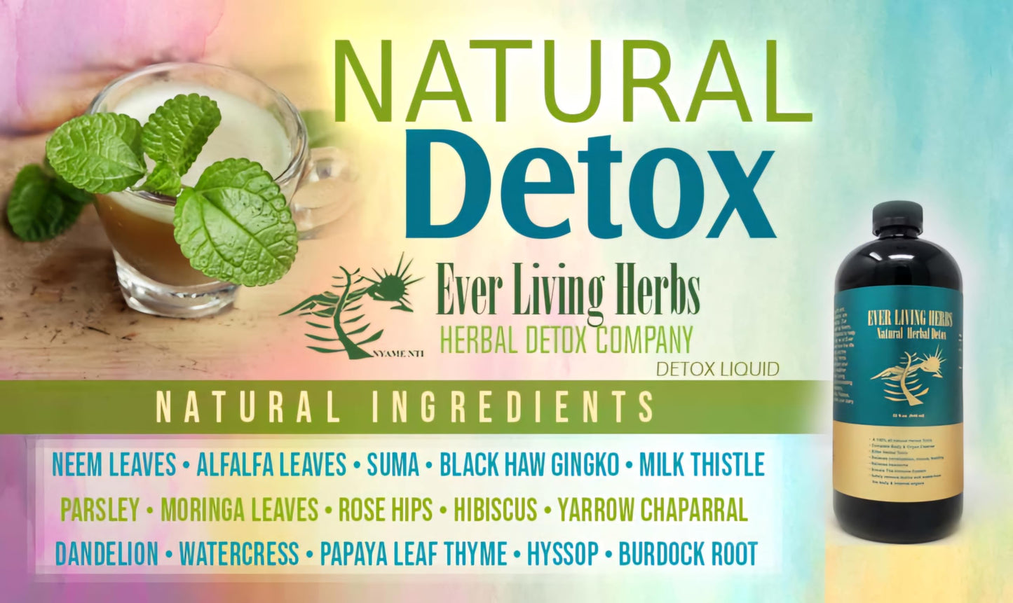 Ever Living Herbs Natural Herbal Detox 16 Oz.