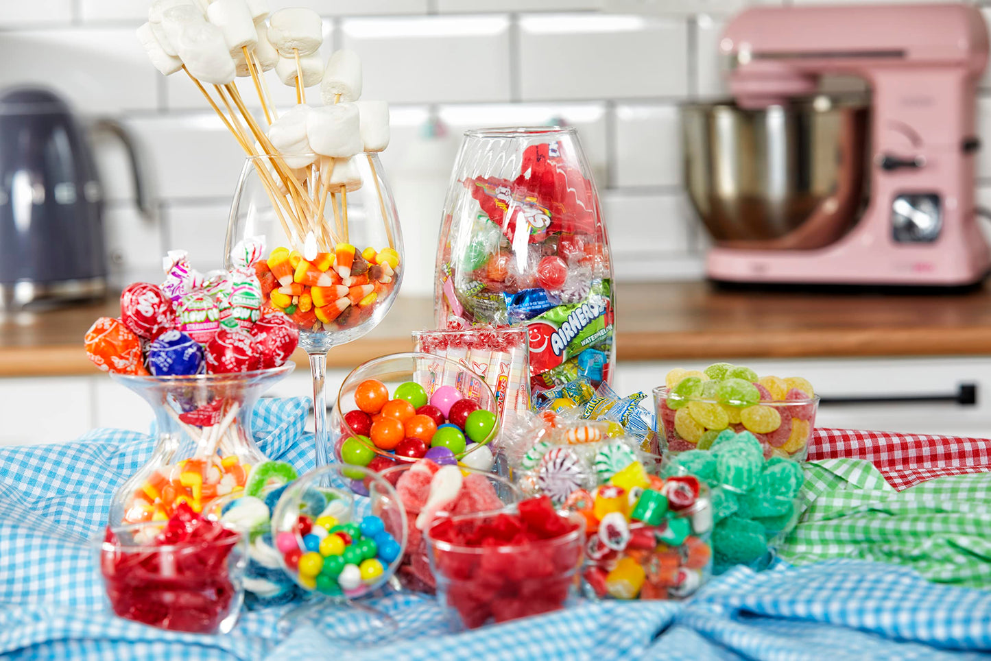 Sarahs Candy Factory 1 Lb Smarties Candy Rolls Bulk Family Size Hard Candy in Resealable Bag 16 Oz