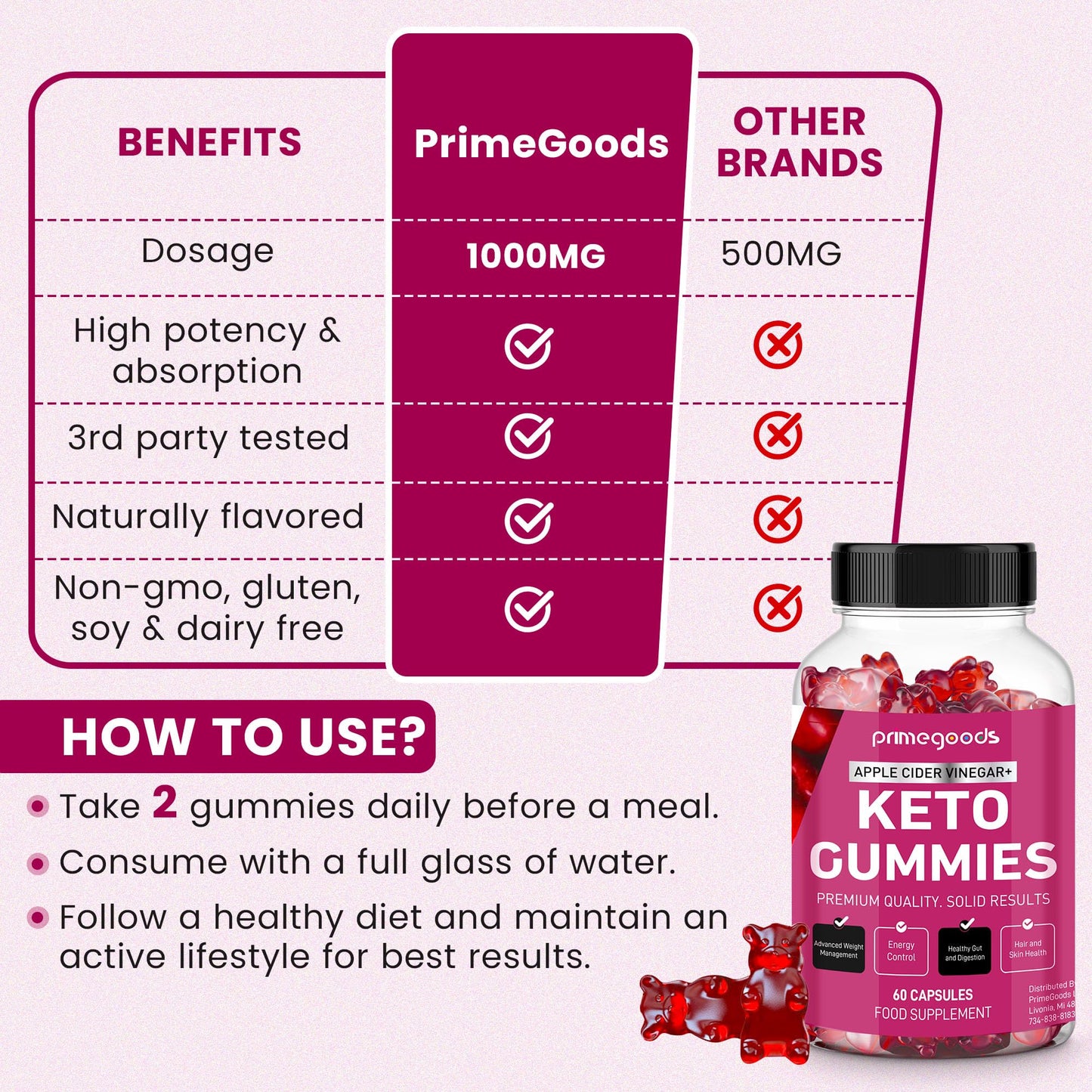 Keto ACV Gummies Advanced Weight Loss Formula-Apple Cider Vinegar gummies-1000mg avc with Vitamins B12 & B6- Weight Loss Gummies for Women and Men-Energy-Digestion-Natural-Pomegranite-Beetroot
