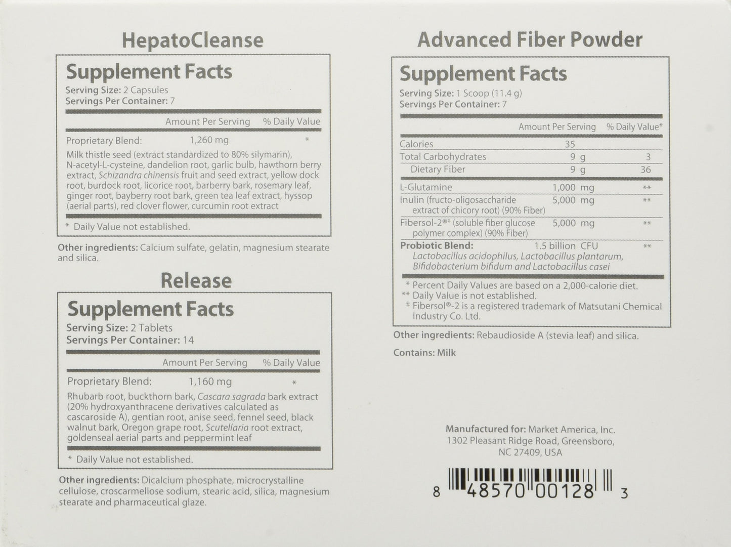 NutriClean 7 Day Cleansing System with Stevia: Probiotic for Digestive Health, Immune Support, Fiber, Magnesium and Herbal Blend (7 Servings, Gluten-Free)