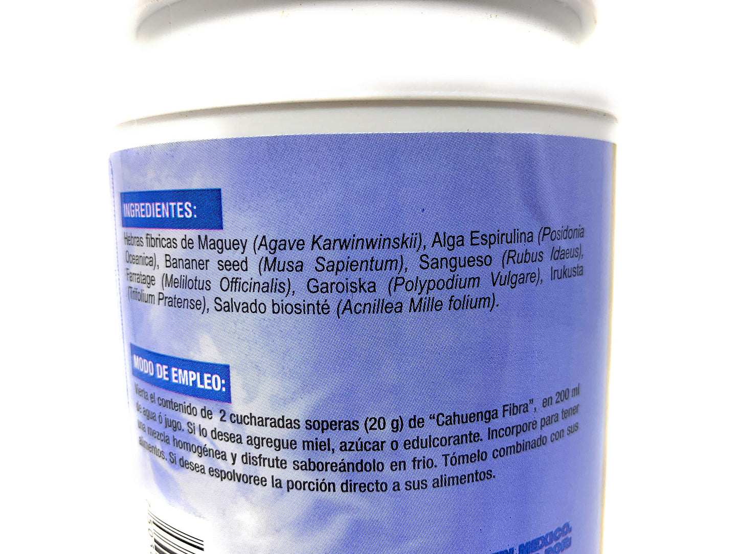 Cahuenga Fiber Dietary Supplement 500g