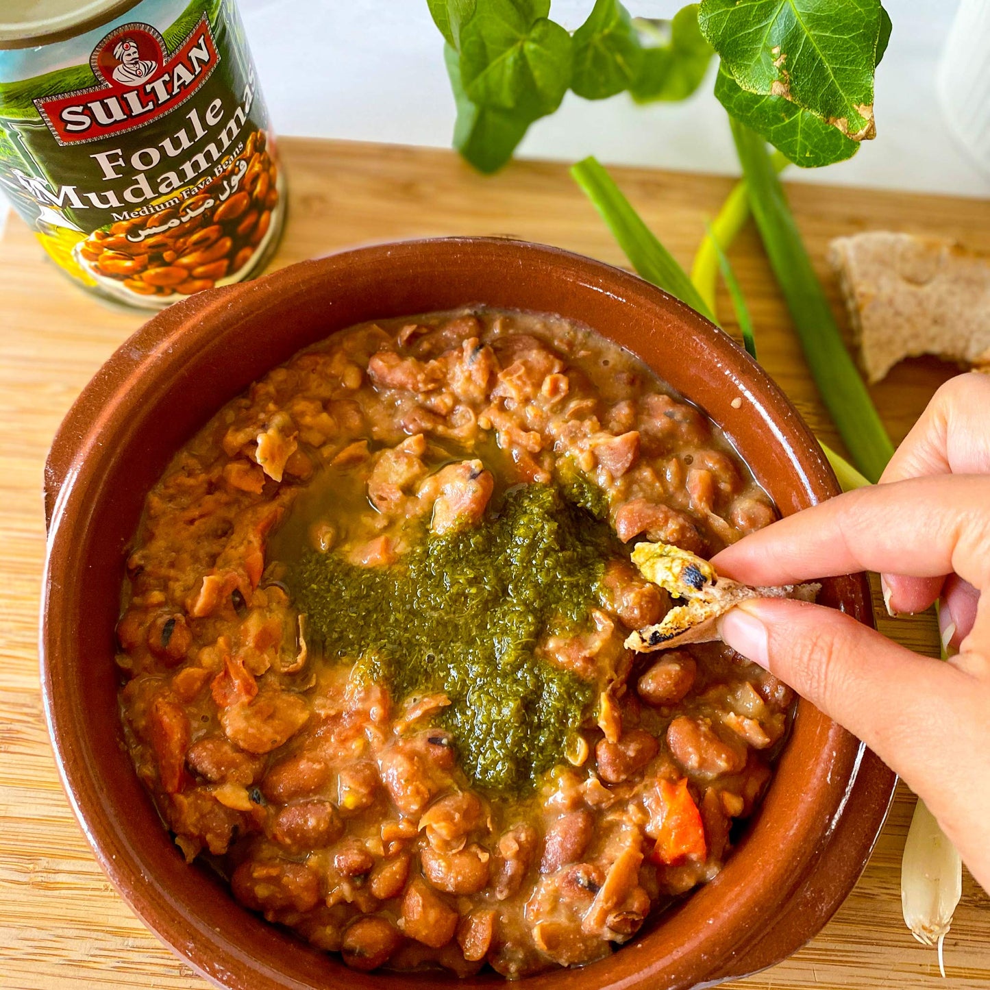 Sultan Brand Foule Mudammas Medium Fava Beans High in Dietary Fiber No Fat No Cholesterol 1480oz