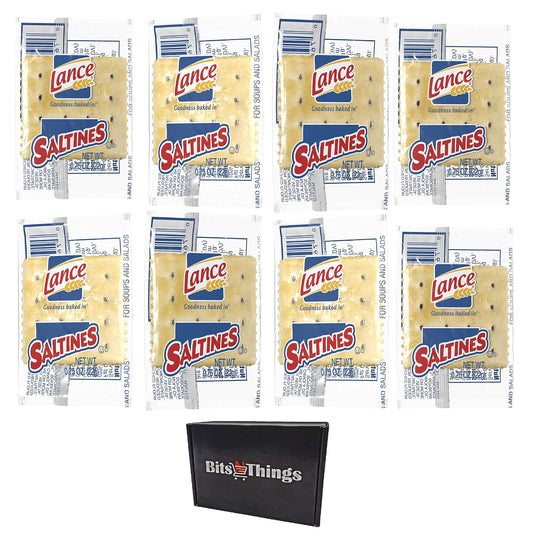 Lance Saltines Crackers  Single Serve Packs  2 Crackers per pack  50 Packs