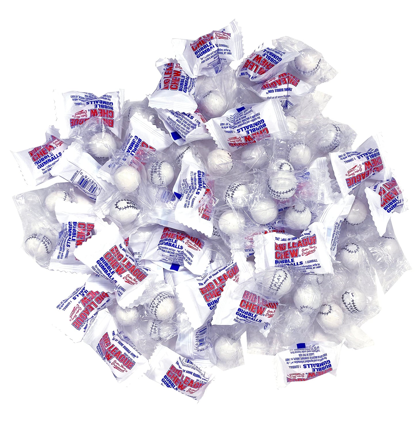 Crait Baseball Gum Variety Pack Baseball Candy Homerun Bubble Gum Baseball Bubble Gum 70 Pieces of Individually Wrapped Gum for Baseball Games Baseball Party Candy Bulk baseball Gumballs Bundle