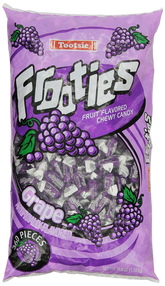 Tootsie Rolls Frooties Grape Candy 360 Count 388oz