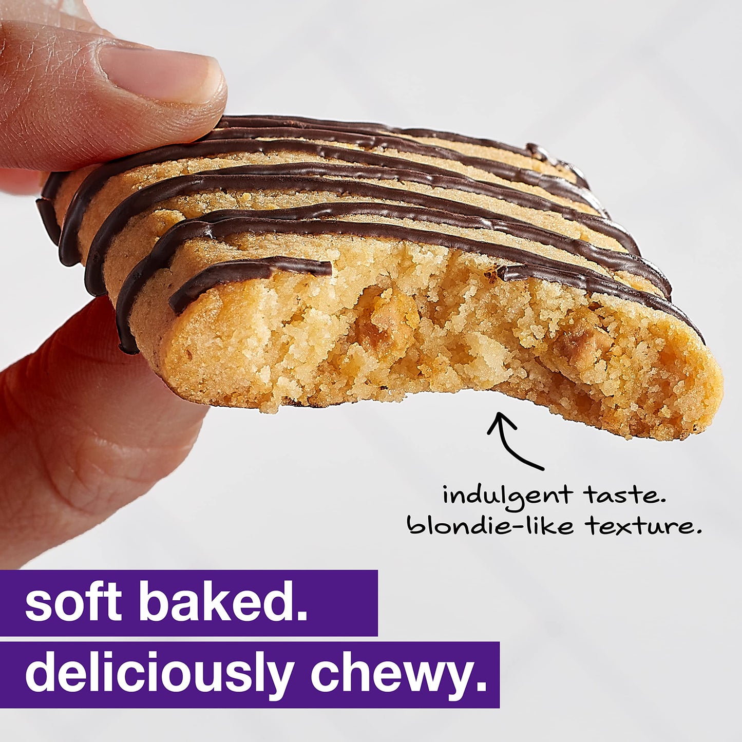 KIND Soft Baked Squares Salted Caramel Almond Flour Blondie 6 count