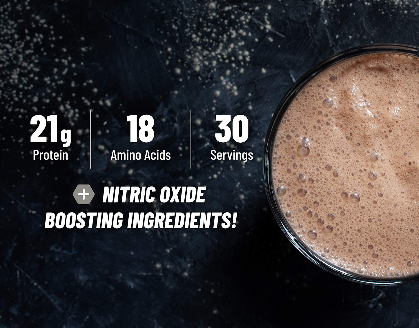 Snap Supplements Organic Plant Based Vegan Protein Powder Nitric Oxide Boosting Protein Powder, BCAA Amino Acid for Muscle Growth, Performance & Recovery - 30 Servings (Banana)