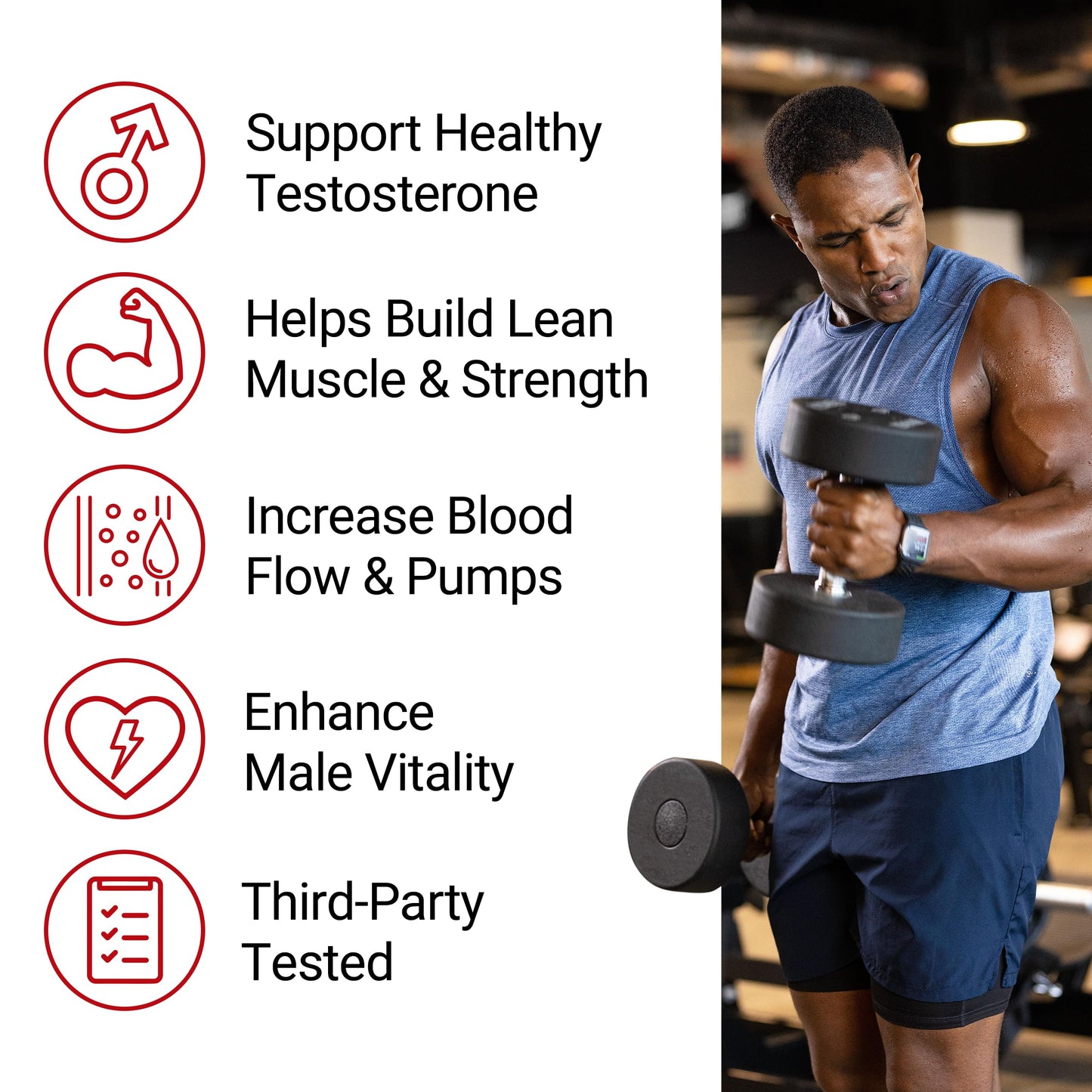 Force Factor Test X180 Alpha, Testosterone Booster for Men, Testosterone Supplement with L-Citrulline to Help Build Muscle and Strength, Boost Nitric Oxide for Performance, 120 Count (Pack of 3)