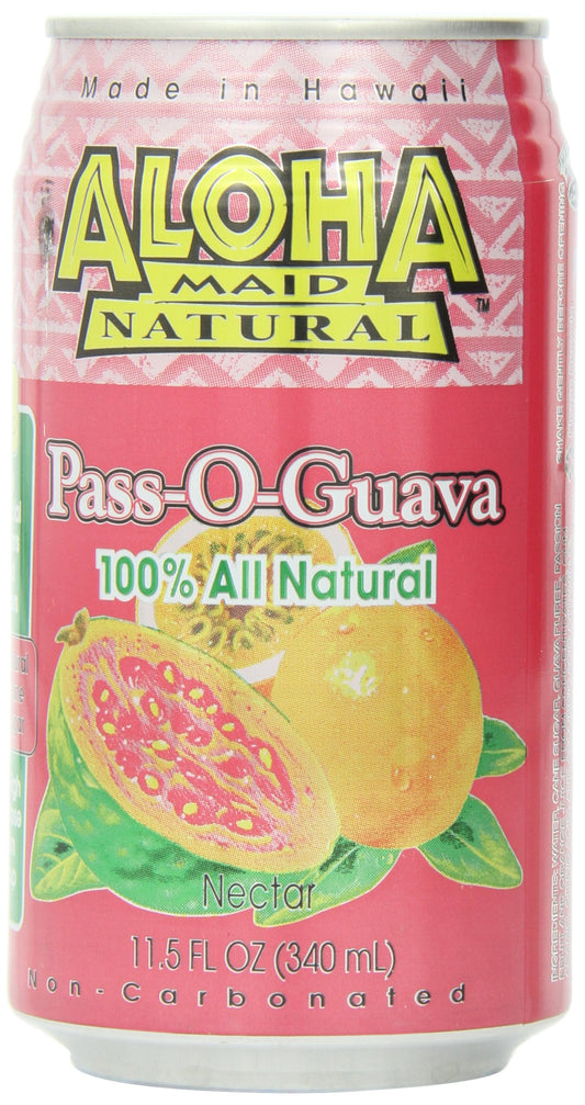 Aloha Maid Juice PassOGuava 115Ounce Pack of 24