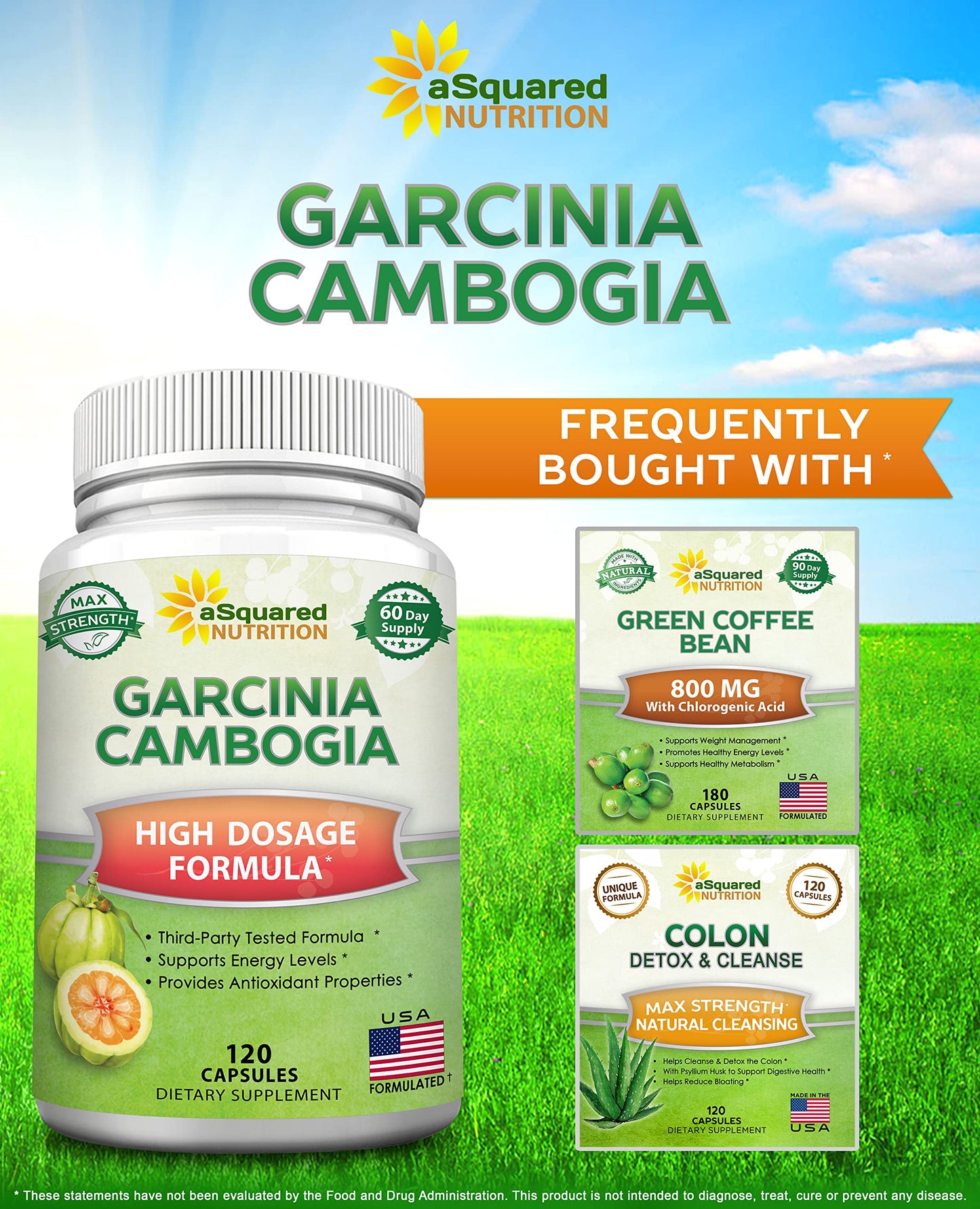 100% Pure Garcinia Cambogia Extract - 120 Capsules, Ultra High Strength HCA, Natural Weight Loss Diet Pills XT, Best Extreme Fat Burner Slim & Detox Max, Premium Blocker for Men & Women, Made in USA