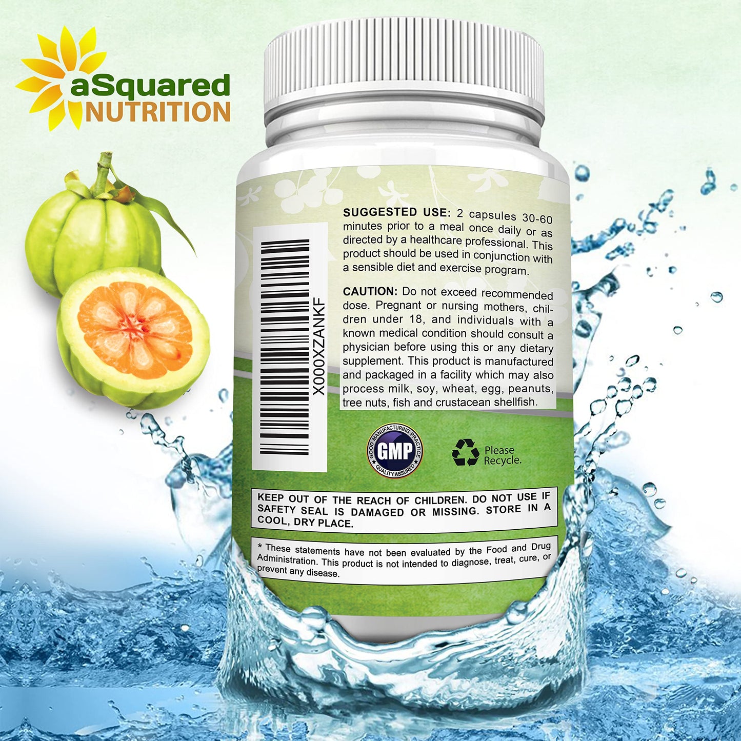 100% Pure Garcinia Cambogia Extract - 120 Capsules, Ultra High Strength HCA, Natural Weight Loss Diet Pills XT, Best Extreme Fat Burner Slim & Detox Max, Premium Blocker for Men & Women, Made in USA